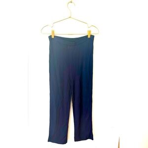 Salvatore Ferragamo Semi Sheer Trousers Navy Small